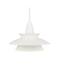 Brilliant Atomic DIY Metal Pendant Light 34cm White Matte E27 22054/05