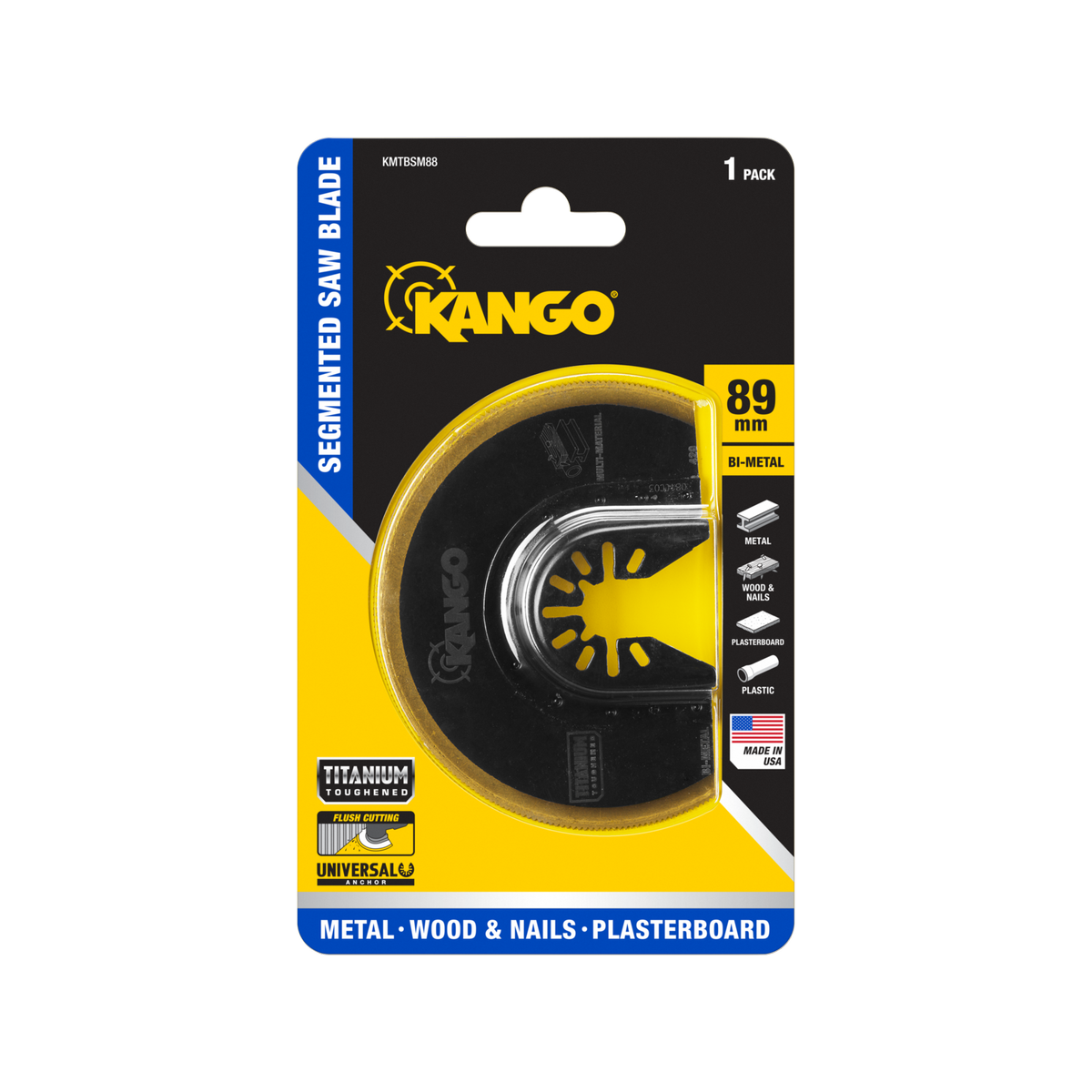 Kango Bi-Metal Segmented Saw Multi Tool Blade 89mm - Precision Cutting - SuperSaverAU - view 1