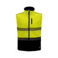 Citeco Medium Yellow Hi-Vis Soft Shell Vest, Reflective, Polyester/Elastane