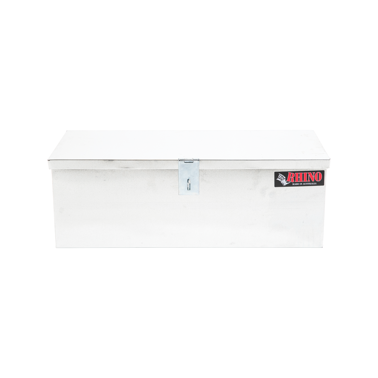 Rhino 770 x 318 x 265mm Galvanised Steel Tool Box, Lockable Hasp, Heavy-Duty Handles