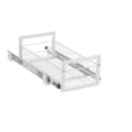 L.T. Williams Pull Out Wire Basket 29.5cm - White - 25kg Capacity - Full Extension Runners - 9705