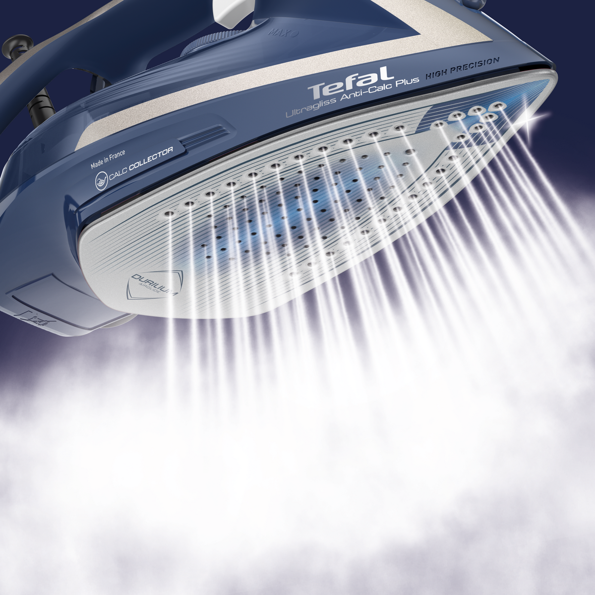Tefal Iron Ultagliss Anti Calc Plus FV6849 - 2400W - White - 50 g/min Steam Output - SuperSaverAU - view 5