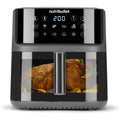 NutriBullet CrispLite Vision 8L Air Fryer - Viewing Window, Interior Light, Reversible Plate - NBA07350