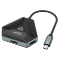 Antsig 6 in 1 USB C Multiport Adapter - 8K HDMI - USB-A - Black - SuperSaverAU - view 1