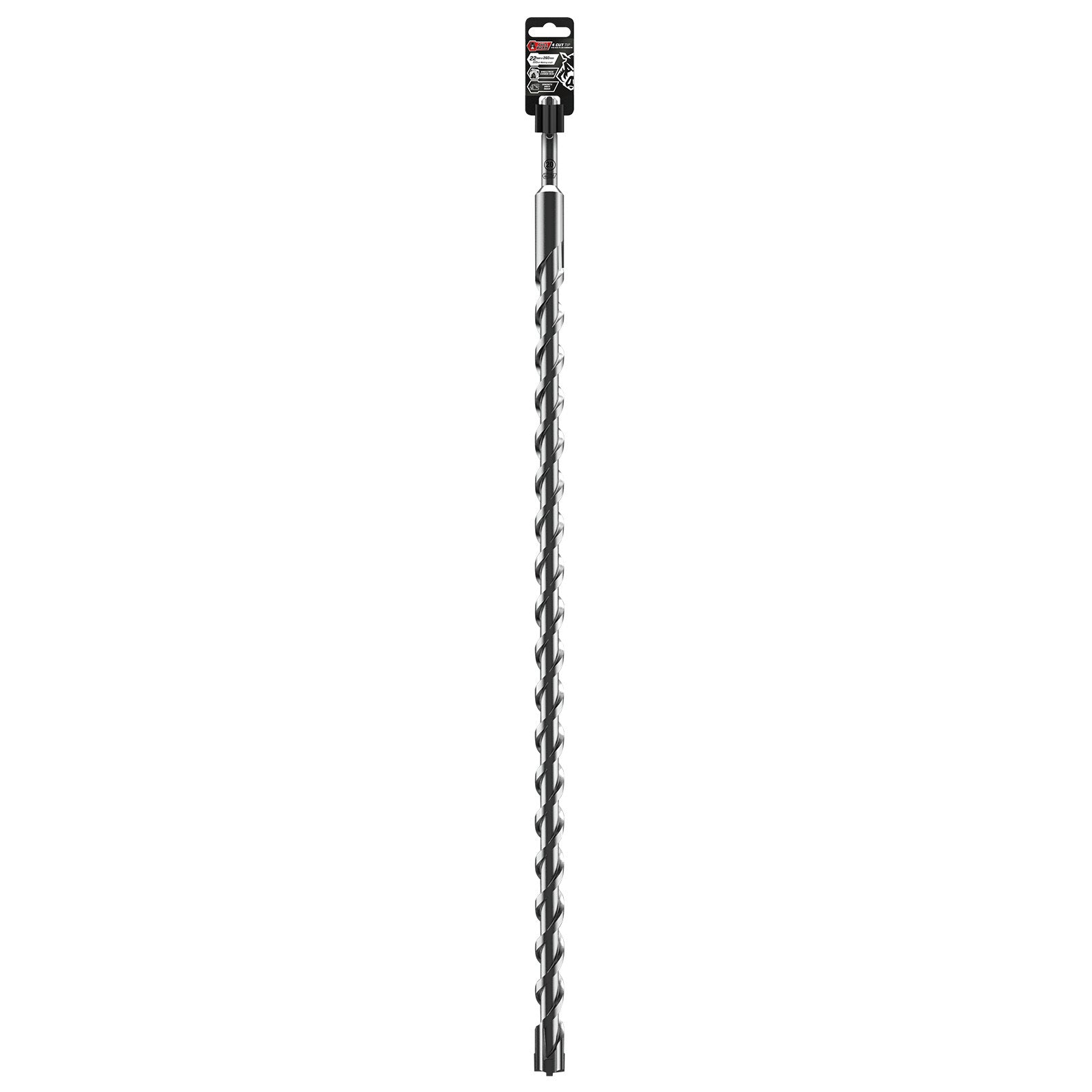 Full Boar 20 x 600mm 4 Cut SDS-Plus Masonry Drill Bit