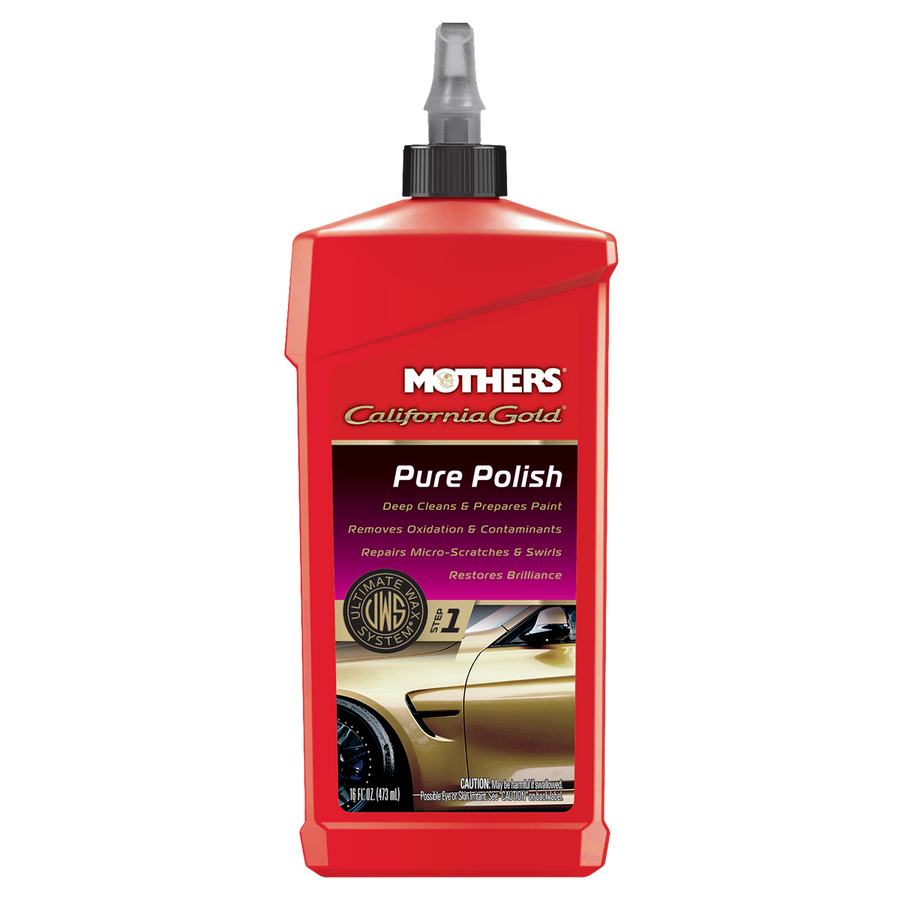 Mothers Pure Polish - 473ml Liquid Polish - Removes Scratches - Glossy Finish - SuperSaverAU - view 1