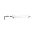 Rolltrak Easy Hold Latch Pneumatic Door Closer White Metal Adjustable 18kg