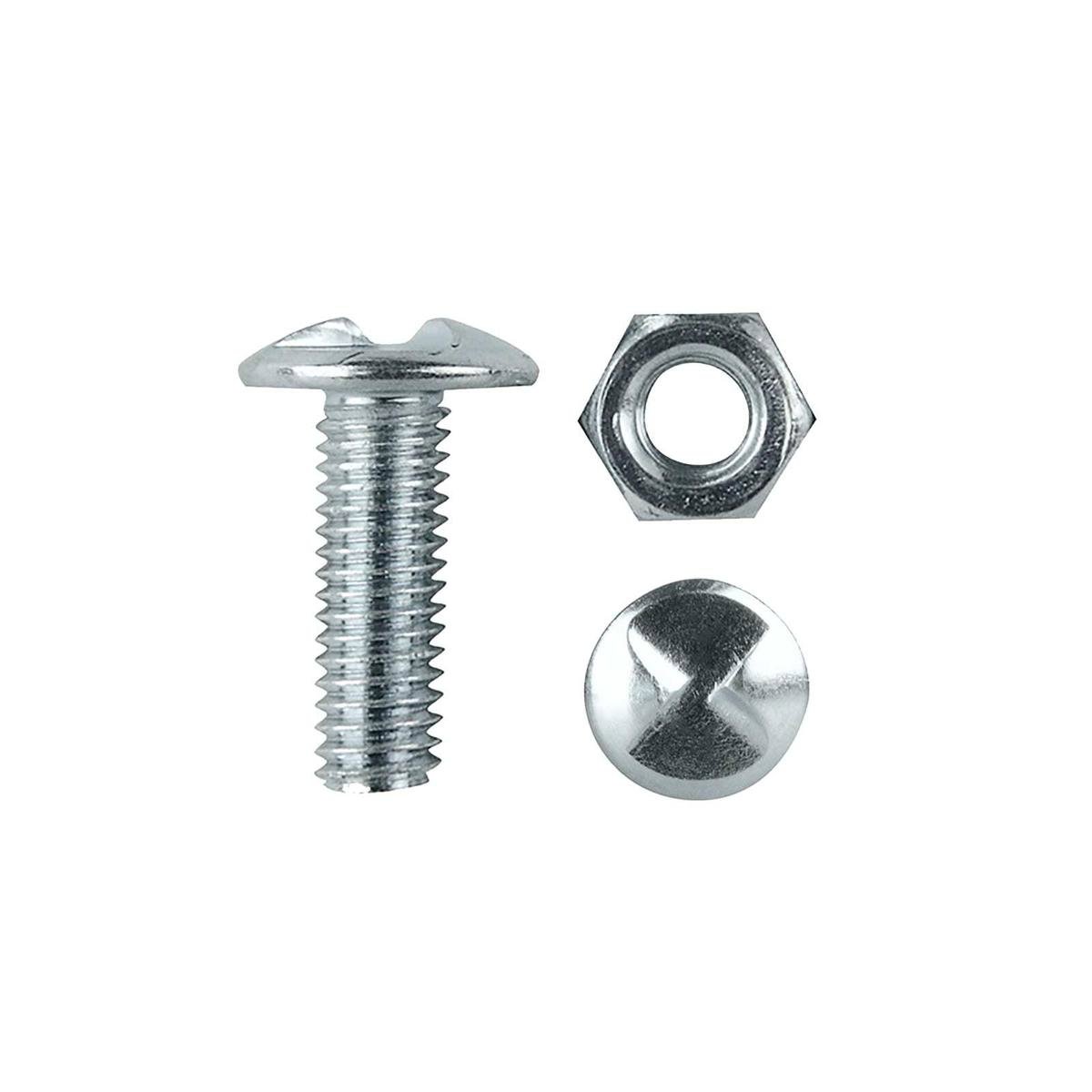 Pinnacle Assorted Anti Theft Bolts and Nuts 50 Pack M4-M8 Zinc Plated - SuperSaverAU - view 1