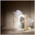 HoMedics Personal Steam Sauna - Cream, Compact Design, Auto Shut-Off, Seat Included - SP-SN300B-AU