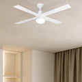 Arlec White Oyster Ceiling Fan Light E27 60W Indoor CSF60O