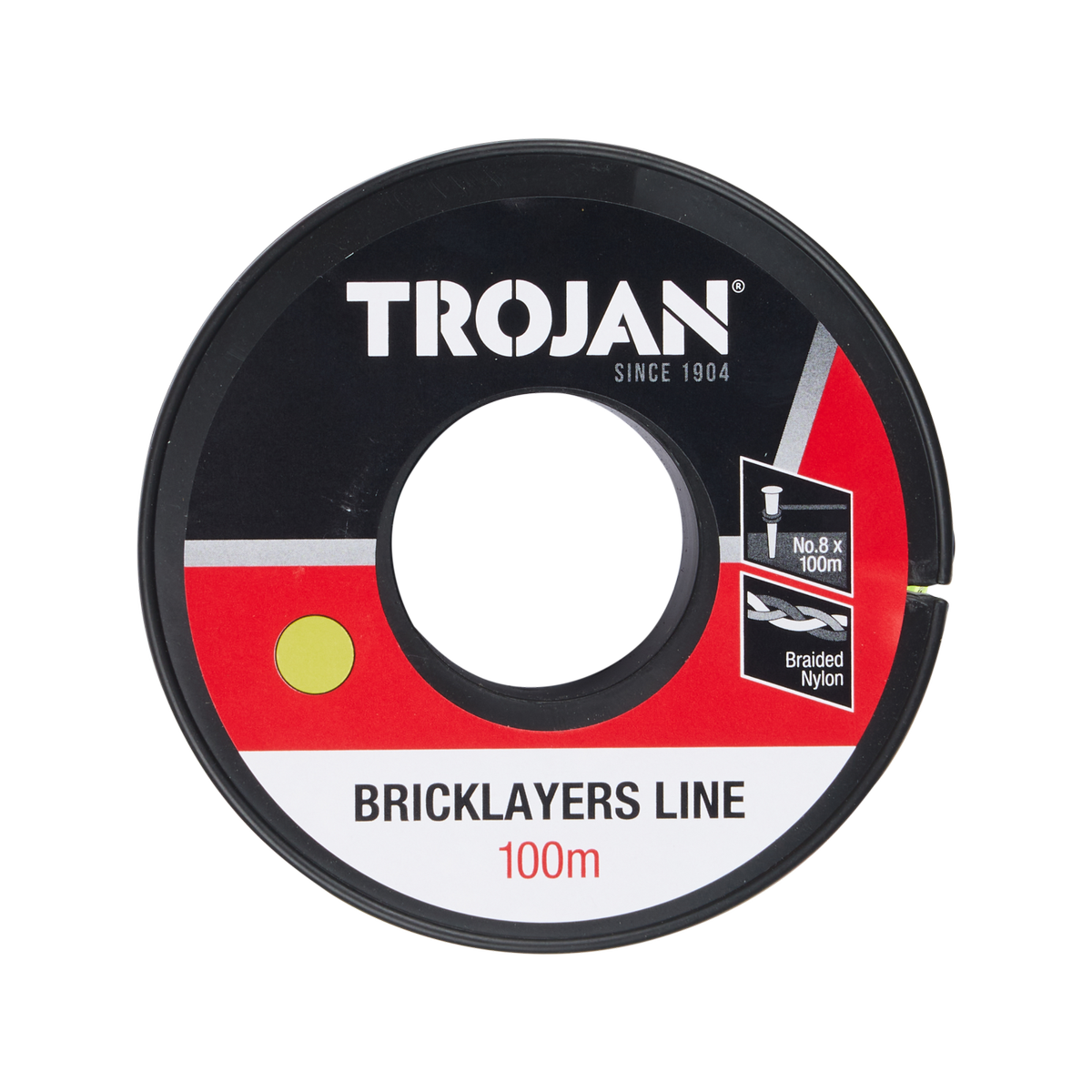 Trojan Brickline - 100m Green No 8 - Durable Nylon for Fencing & Landscaping - SuperSaverAU - view 2