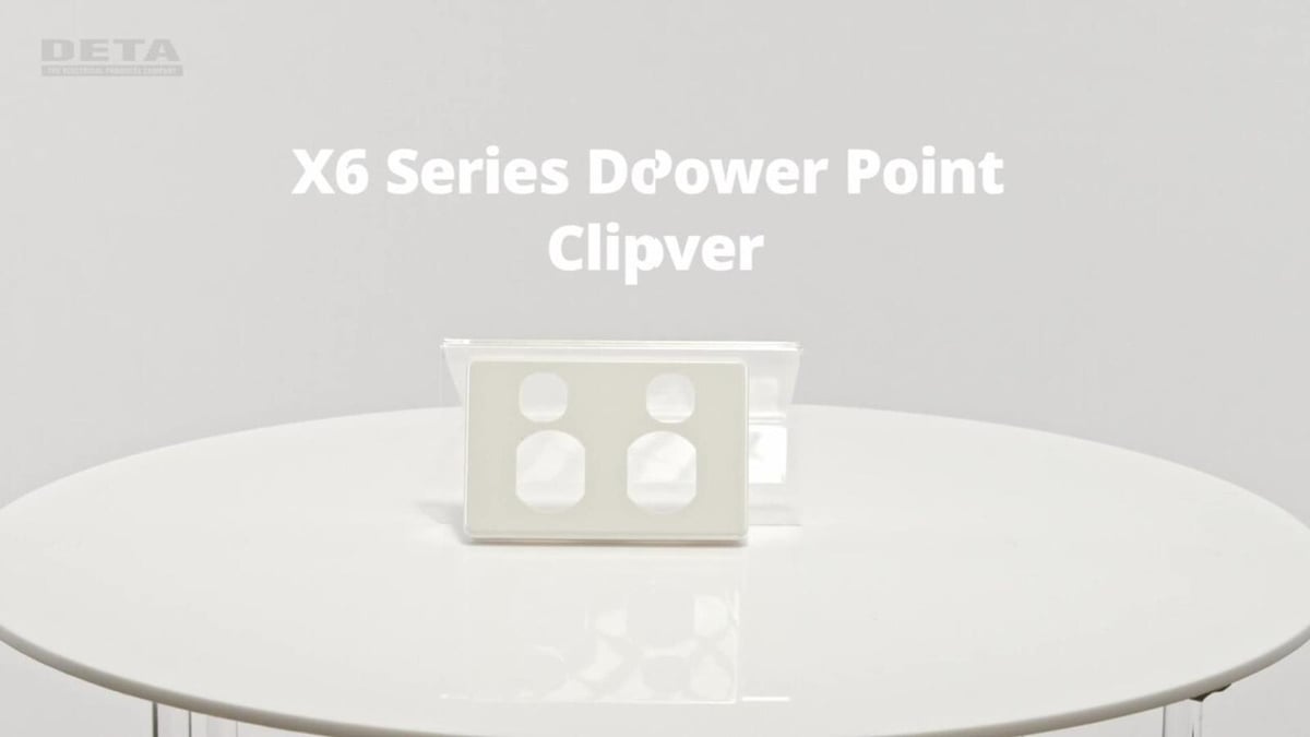 Deta Clip on Cover - Power Point Replacement - 75mm x 25mm x 115mm - White - SuperSaverAU - view 5