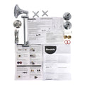 Mondella Cadenza Chrome 1/2 Turn All Directional Shower Set 9L/min WELS 3 Star