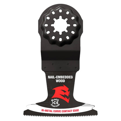 Diablo 60mm Starlock Bi-Metal Demo Demon OMT - Nail Embedded Wood - 10 Pack - Durable Cutting Blades