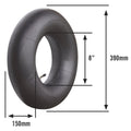 Sherlock Wheelbarrow Tube - Wide Extra Wide 16” x 6.50-8 Rubber - SuperSaverAU - view 3
