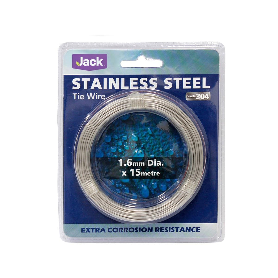 Jack Tie Wire - 1.6mm x 15m - Stainless Steel - Soft & Easy to Use - SuperSaverAU - view 1