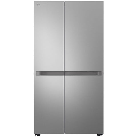LG 664L Side by Side Fridge - Stainless Steel, Flat Door Design, 5 Star Energy, Smart Inverter - GS-B599PL
