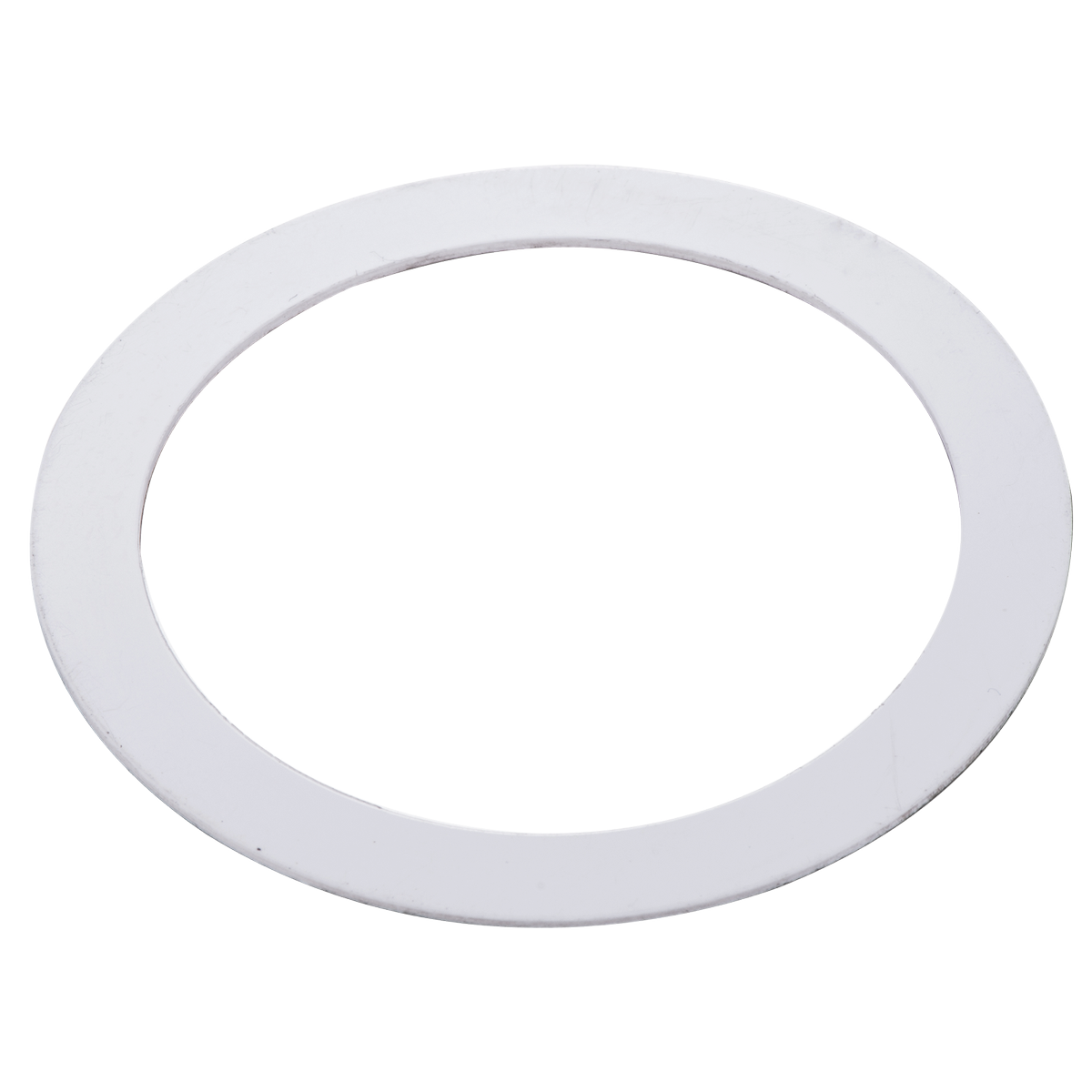 Kinetic 50mm DWV White Round Self Adhesive Cover Plate - Flat - Durable - SuperSaverAU - view 1