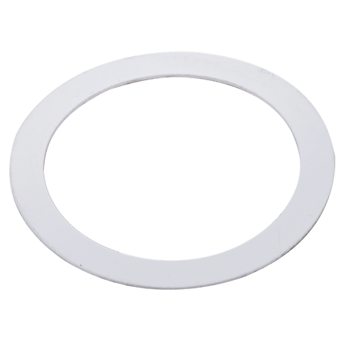 Kinetic 50mm DWV White Round Self Adhesive Cover Plate - Flat - Durable - SuperSaverAU - view 1