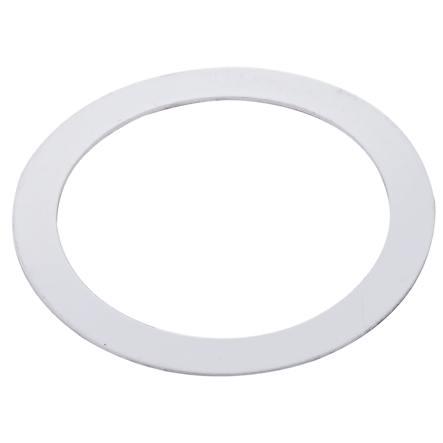 Kinetic 50mm DWV White Round Self Adhesive Cover Plate - Flat - Durable - SuperSaverAU - view 1