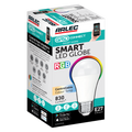 Arlec E27 LED 10W RGB CCT Colour Smart Globe 830lm 4 Pack