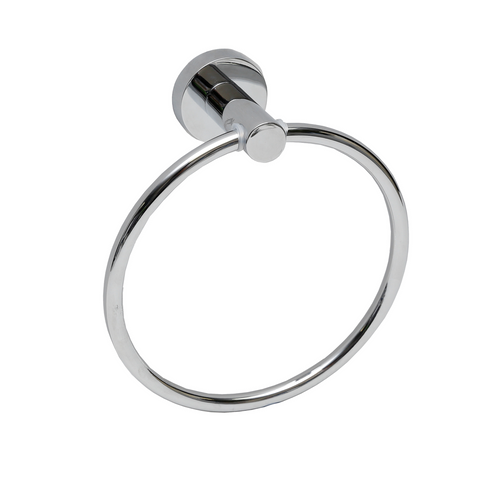 Estilo Chrome Bella Single Towel Ring - 165mm x 165mm x 55mm - Chrome - SuperSaverAU - view 1