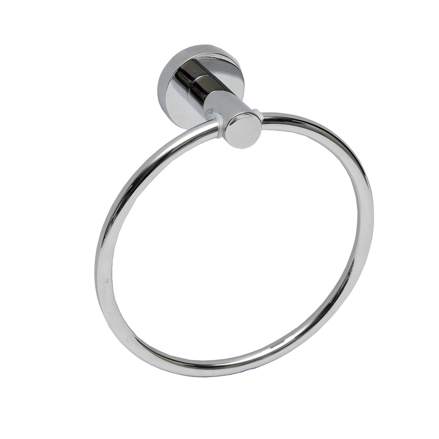 Estilo Chrome Bella Single Towel Ring - 165mm x 165mm x 55mm - Chrome - SuperSaverAU - view 1