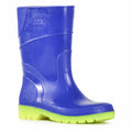 Bata Kids Blue and Yellow Gumboots UK Size 12 Navy PVC Waterproof