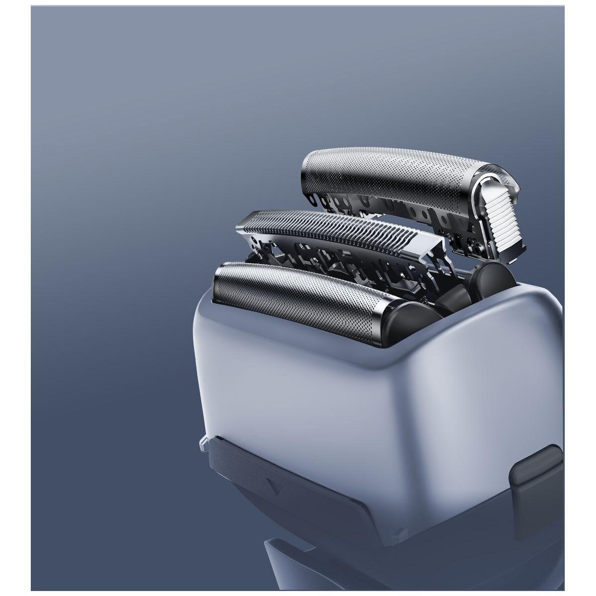 Panasonic Series 500 3-Blade Electric Shaver - Blue - 10D Flexible Head, Wet and Dry, USB-C - ES-RM3FXA541