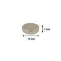 Everhang 12mm Rare Earth Neodymium Disc Magnet 6 Pack