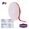 Permastik 12mm x 20m Foam Ultra Bond Mounting Tape Outdoor White