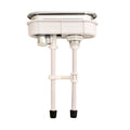 Fluidmaster 100 x 30mm Chrome Dual Flush Cistern Button