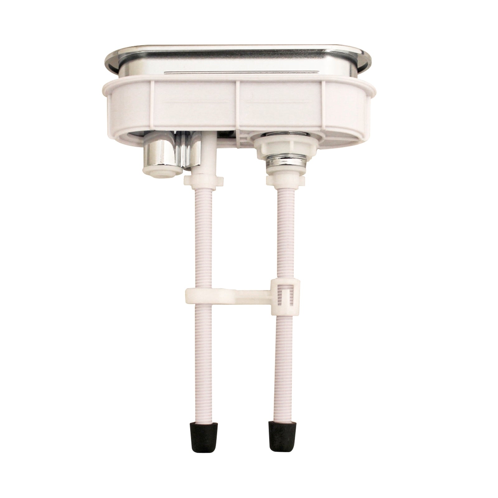 Fluidmaster 100 x 30mm Chrome Dual Flush Cistern Button