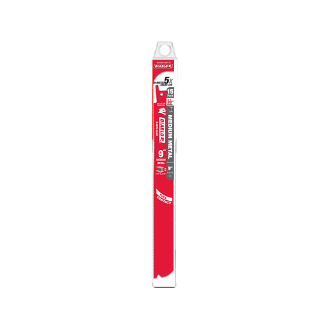 Diablo 9 Steel Demon Bi-Metal Reciprocating Saw Blades 15 Pack - 55mm x 385mm - SuperSaverAU - view 1