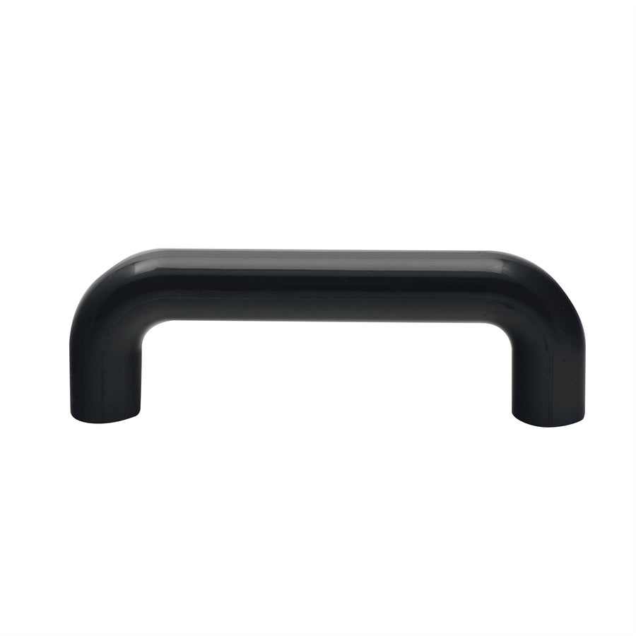 Prestige 16mm Black Plastic Round D Handle, Cabinet Drawer Pull