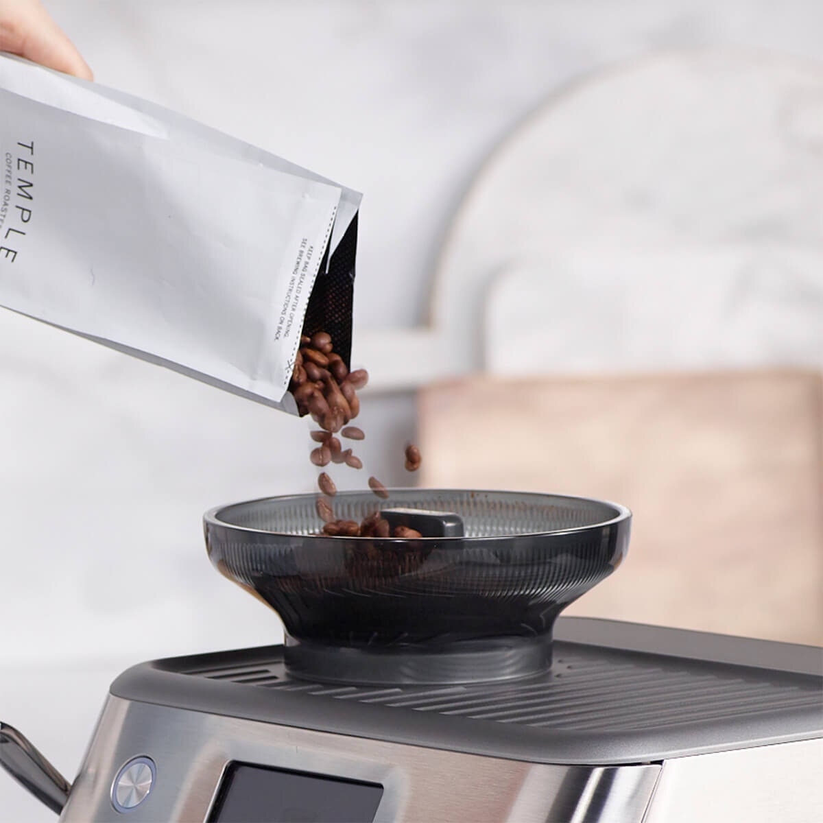 Breville Barista Touch Impress Coffee Machine - 13 Presets, Auto MilQ, Stainless Steel - BES881BSS2IAN2