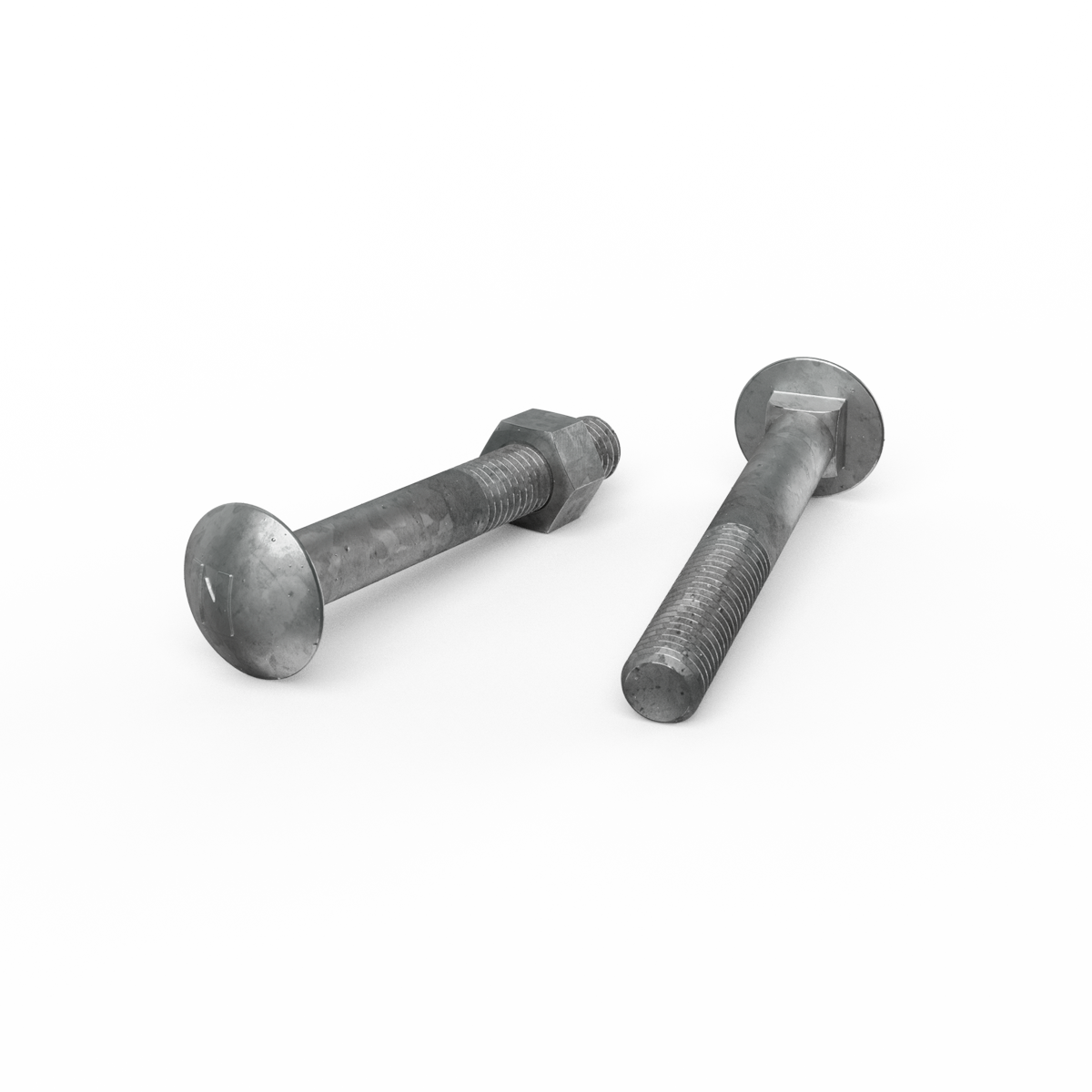 Zenith M12 x 90mm Hot Dip Galvanised Cup Head Bolts And Nuts 12 Pack - SuperSaverAU - view 3
