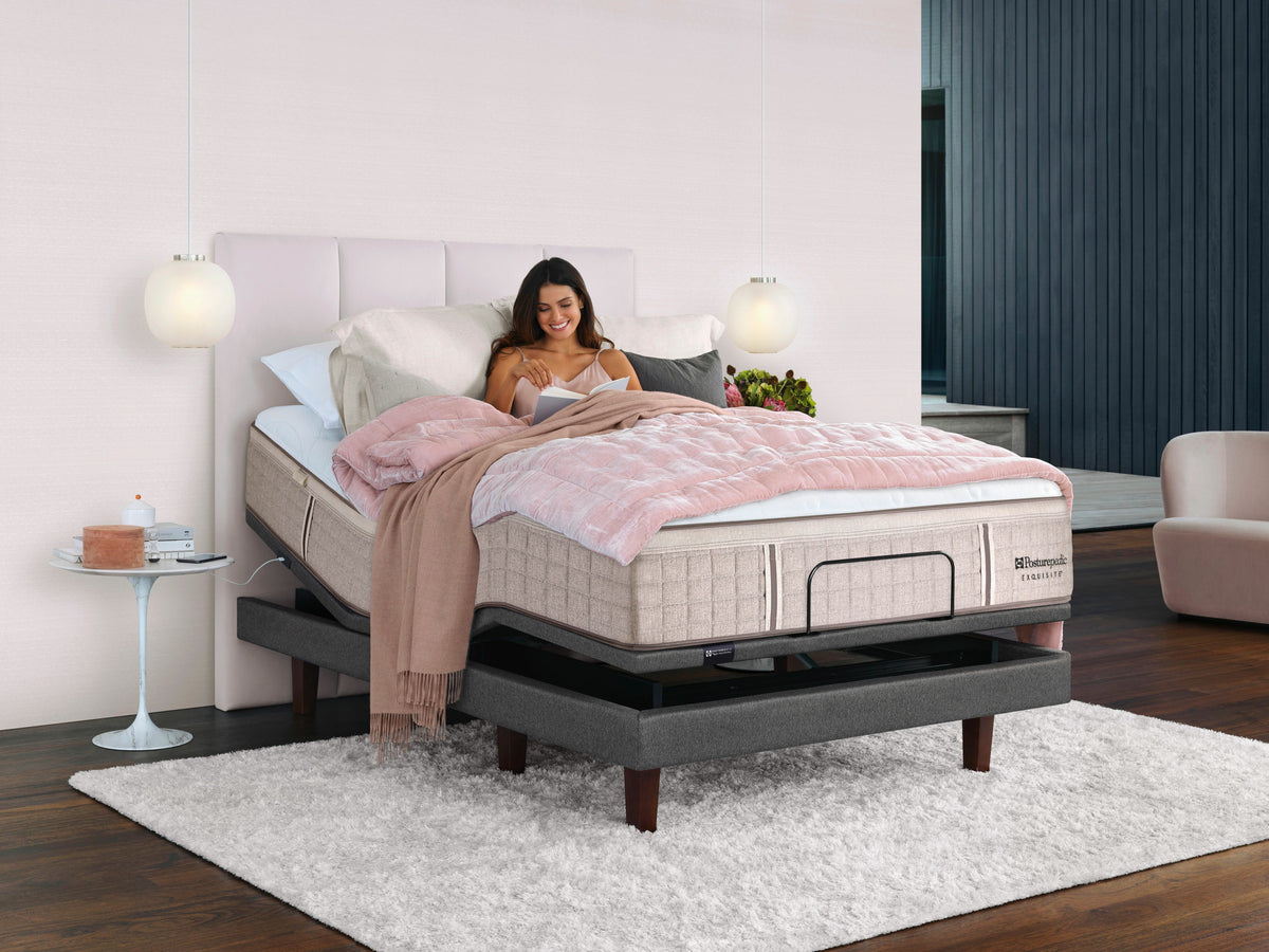 Sealy Posturepedic Sophia Flex Plush Queen Mattress - ComfortCore Plus - Wool Fibre Blend - 735565