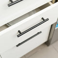 Taskmaster 160mm Matte Black Hollow T Steel Cabinet Handle