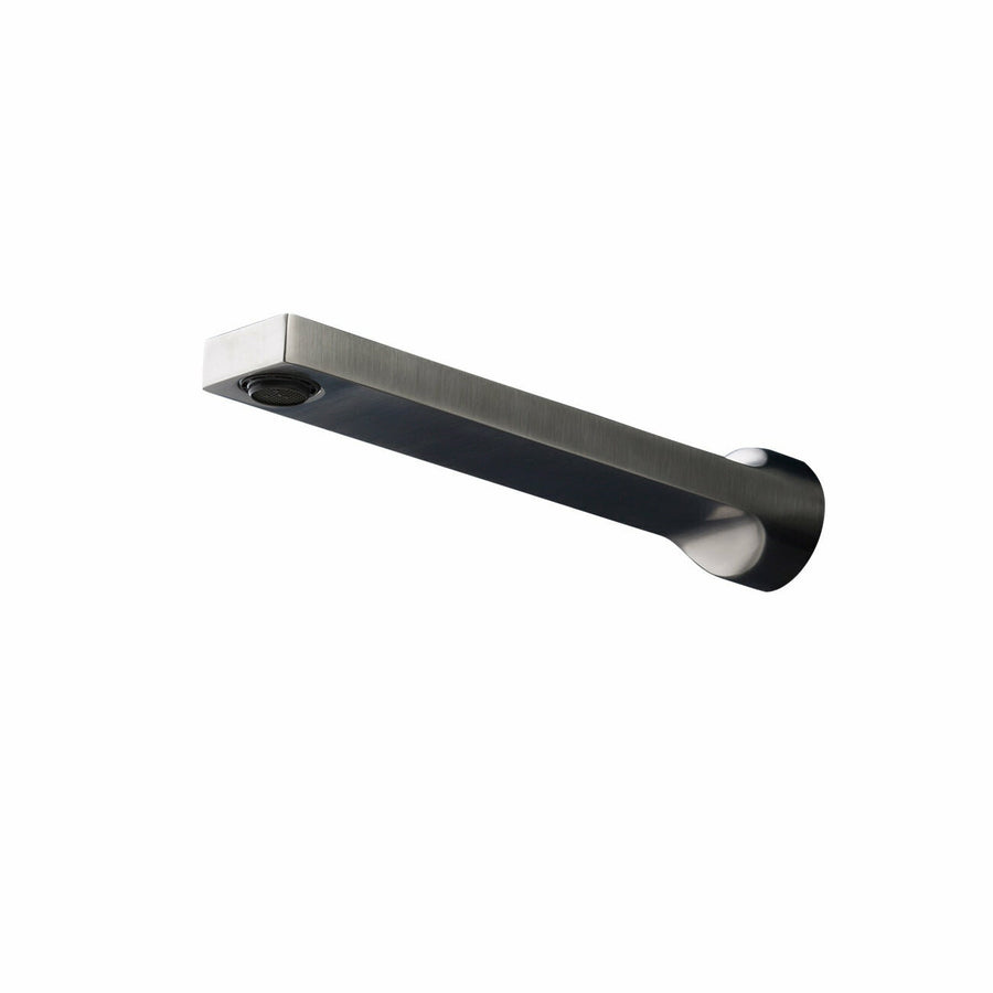 Rogerseller Pinch Wall Bath Spout - Brushed Nickel Finish, Wall Mounted Bath Filler - 3606003107