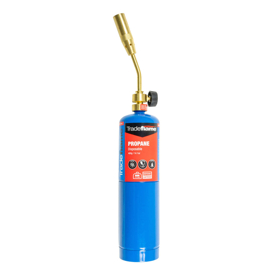 Tradeflame Handyman Blow Torch Kit with 400g Propane and Cyclone Flame