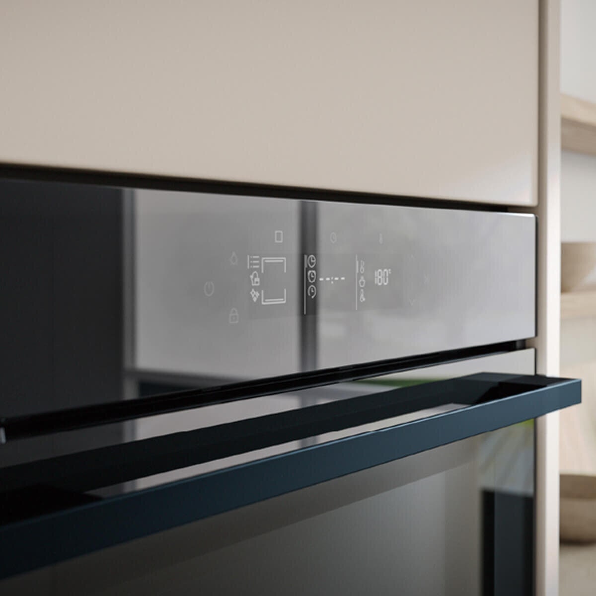 Haier 60cm 500 Series Pyrolytic Oven - 78L, 14 Functions, Steam Assist, Air Fry, Wi-Fi, Black - HWO60S14TPB6