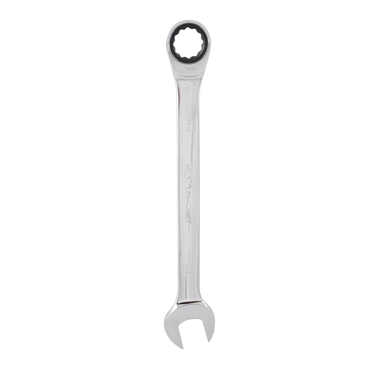 Kincrome Gear Spanner - 19mm - Chrome Vanadium Steel - Ratcheting - SuperSaverAU - view 1