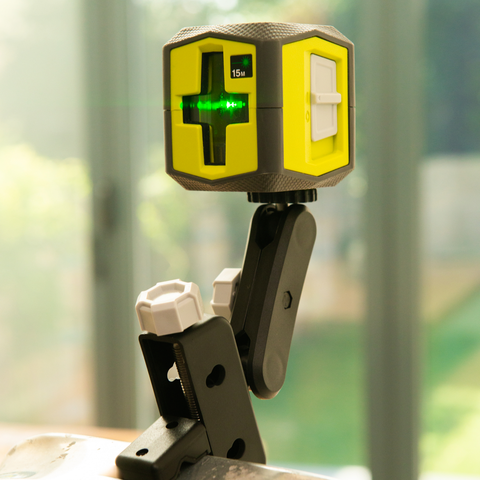 Ryobi 15m Green Cross Line Laser - Self-Leveling - Accurate Alignment - SuperSaverAU - view 5