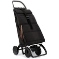 Rolser Big Polar 4-Wheel Folding Trolley - Thermal Compartment, 2 or 4-Wheel Use, Black - R-BIG005-1023