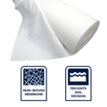 Grunt 2 x 20m Non Woven Geotextile Drainage Membrane Fabric