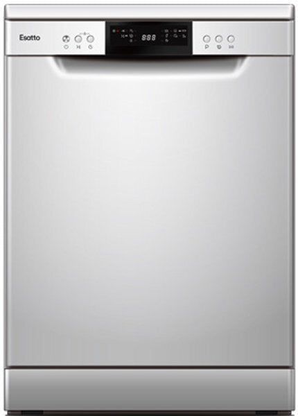 Esatto 60cm Freestanding Dishwasher - 14 Place Settings, Stainless Steel, Third Cutlery Drawer - EDW7CS