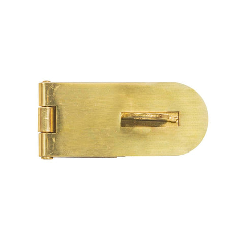 Pinnacle 75mm Brass Safe Pattern Hasp - Steel - Secure Locking Solution - SuperSaverAU - view 1