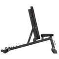 Cortex Exercise Bench Complete Set - Adjustable Angles, Chin-up and Dip Attachment, Black - BENCHBN6-SET