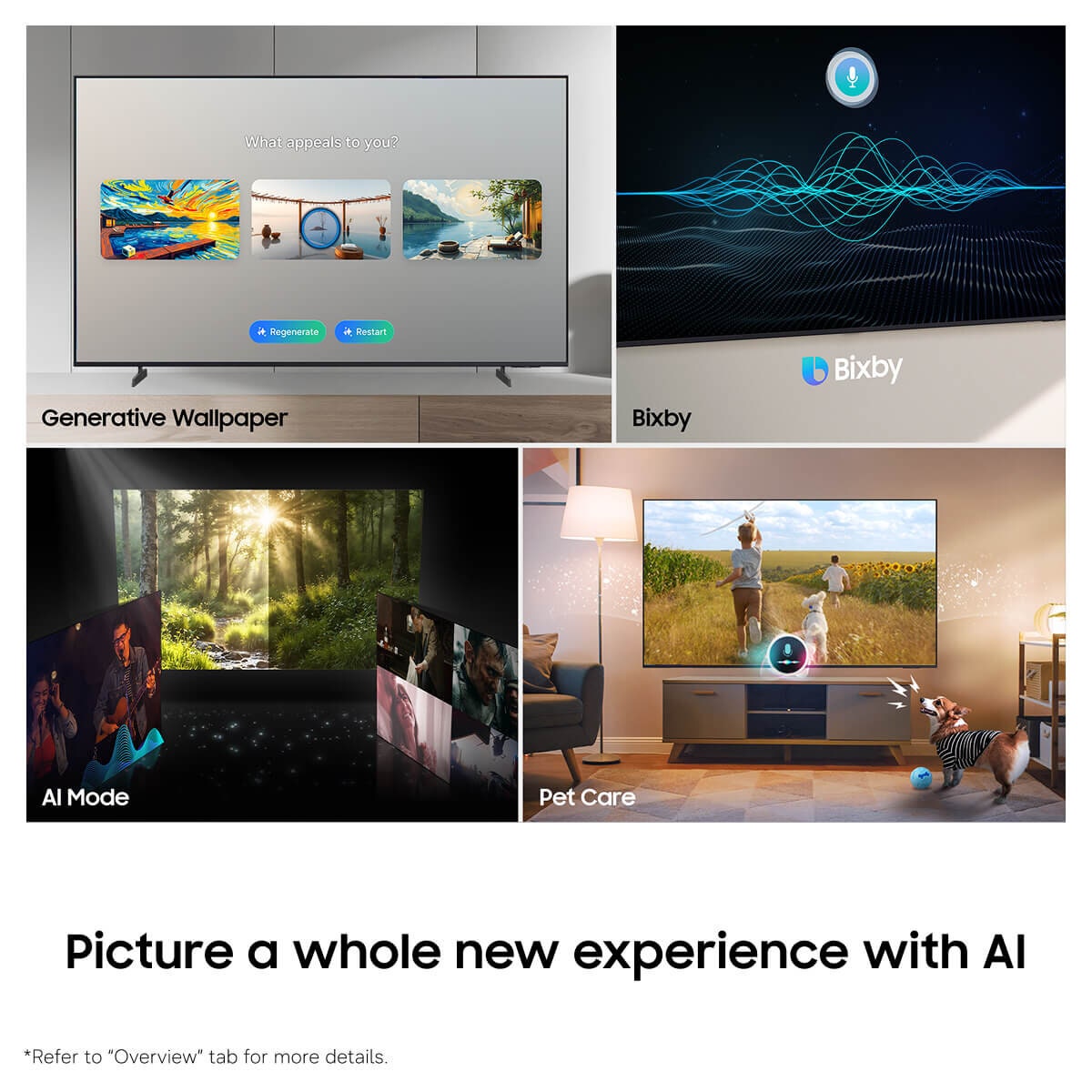 Samsung 43 Inch M70H Mini LED 4K Smart TV - Vision AI Companion, Titan Black - UA43M70HAWXXY